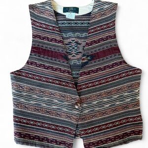 Vintage Orvis Aztec Vest